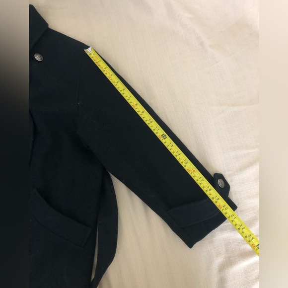 Metropolitan New York 10001 - Shell 100% Wool Pea Coat Size 4 **used** - Picture 4 of 10